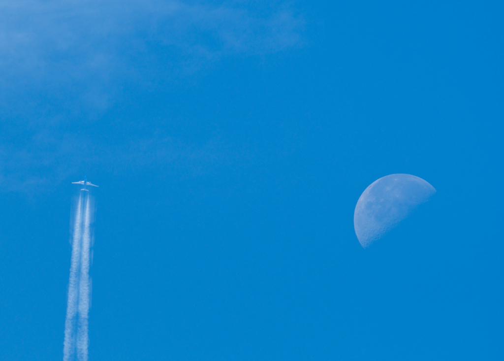 旅客機＆Moonランデブー