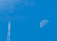 旅客機＆Moonランデブー