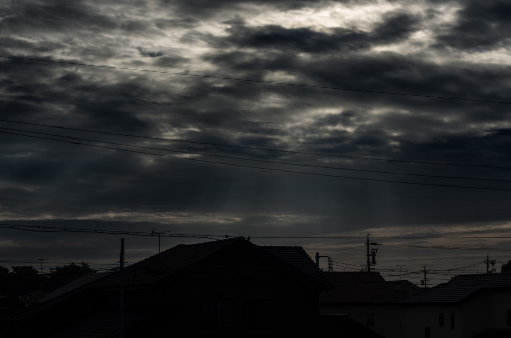 今朝の空