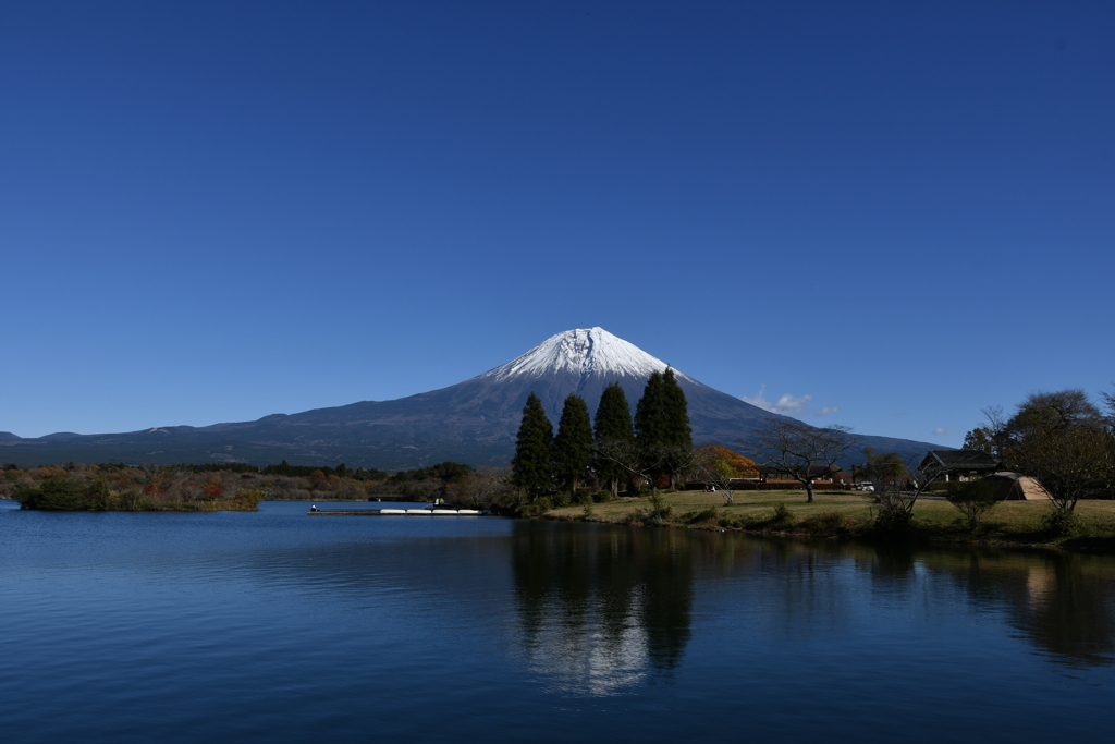 晩秋の富士