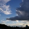 重たい雲。