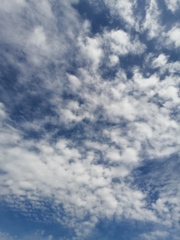 今日、出逢ったお空。