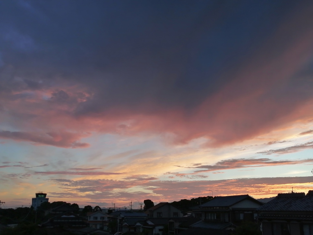 空の景色・夕空へ。