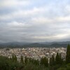 雲に覆われ静かな飛騨高山