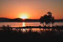 琵琶湖夕景