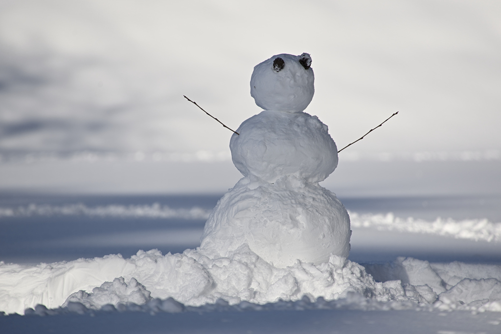 雪だるま　つくるのはいいけれど