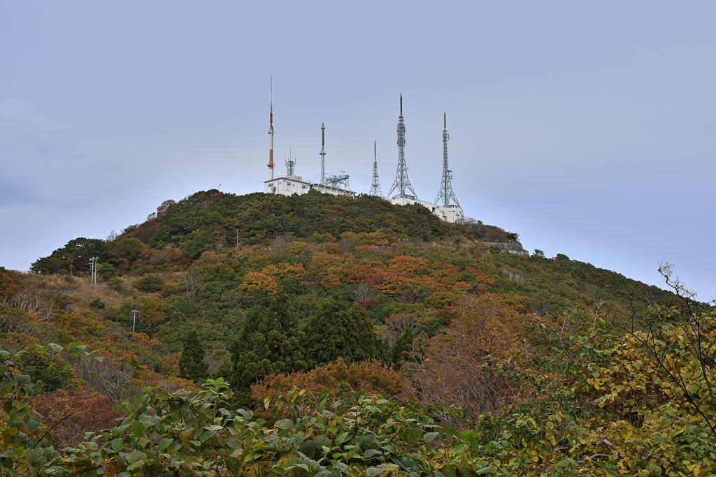 函館山山頂アンテナ群