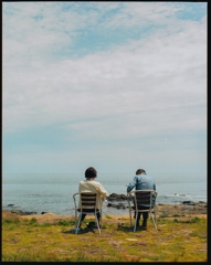 海辺にて