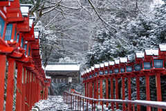 冬の貴船神社