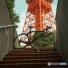 Tokyo tower with bicycle