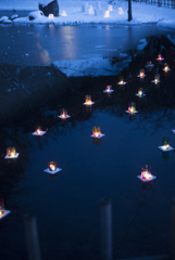 冬の灯籠流し【02】