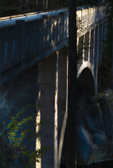 西陽のあたる眼鏡橋