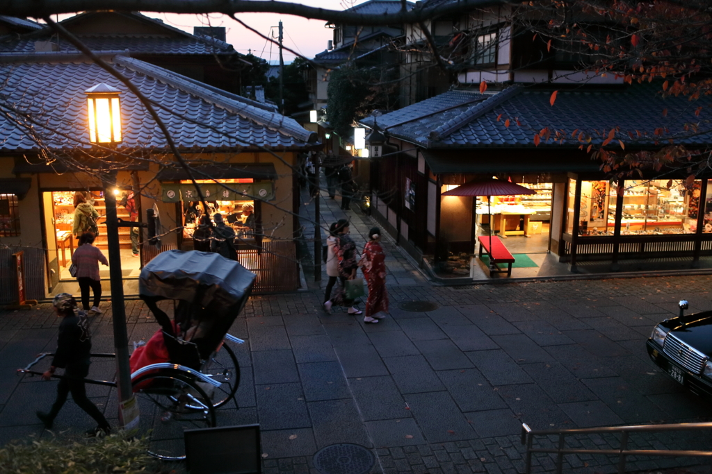 夜の祇園界隈 清水周辺