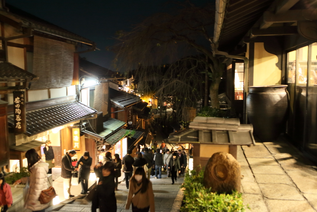 夜の祇園界隈 清水周辺