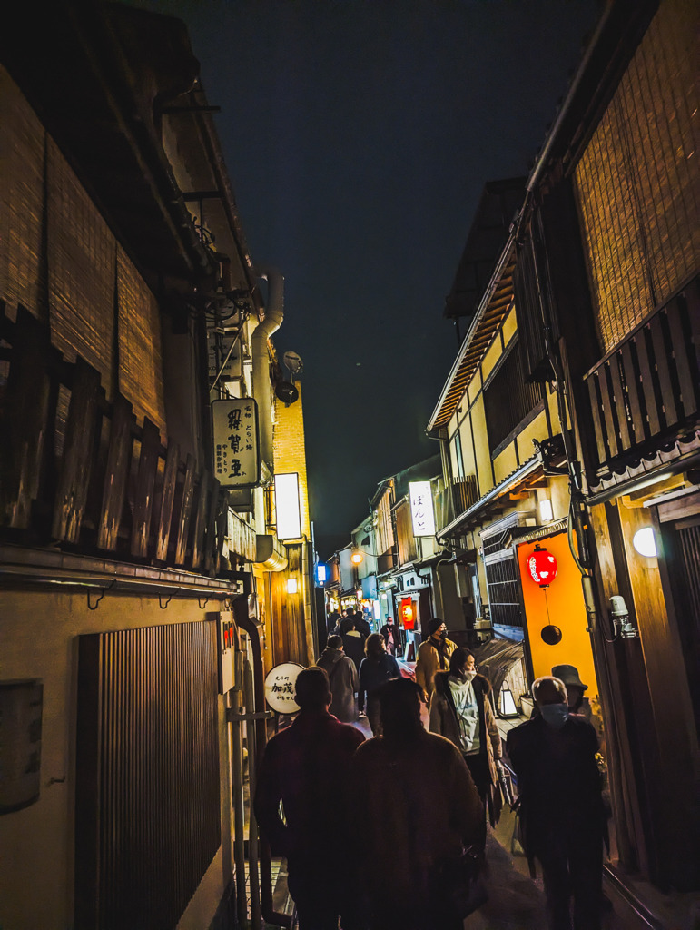 夜の先斗町