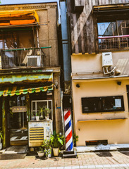 床屋のあの看板