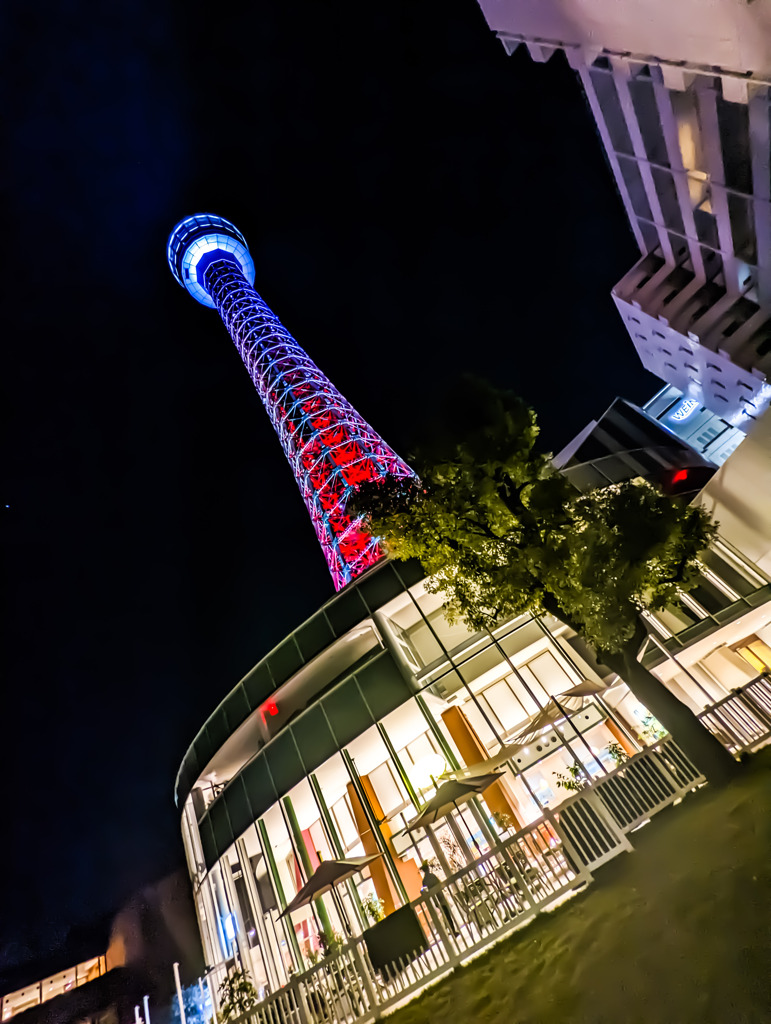 夜のマリンタワー