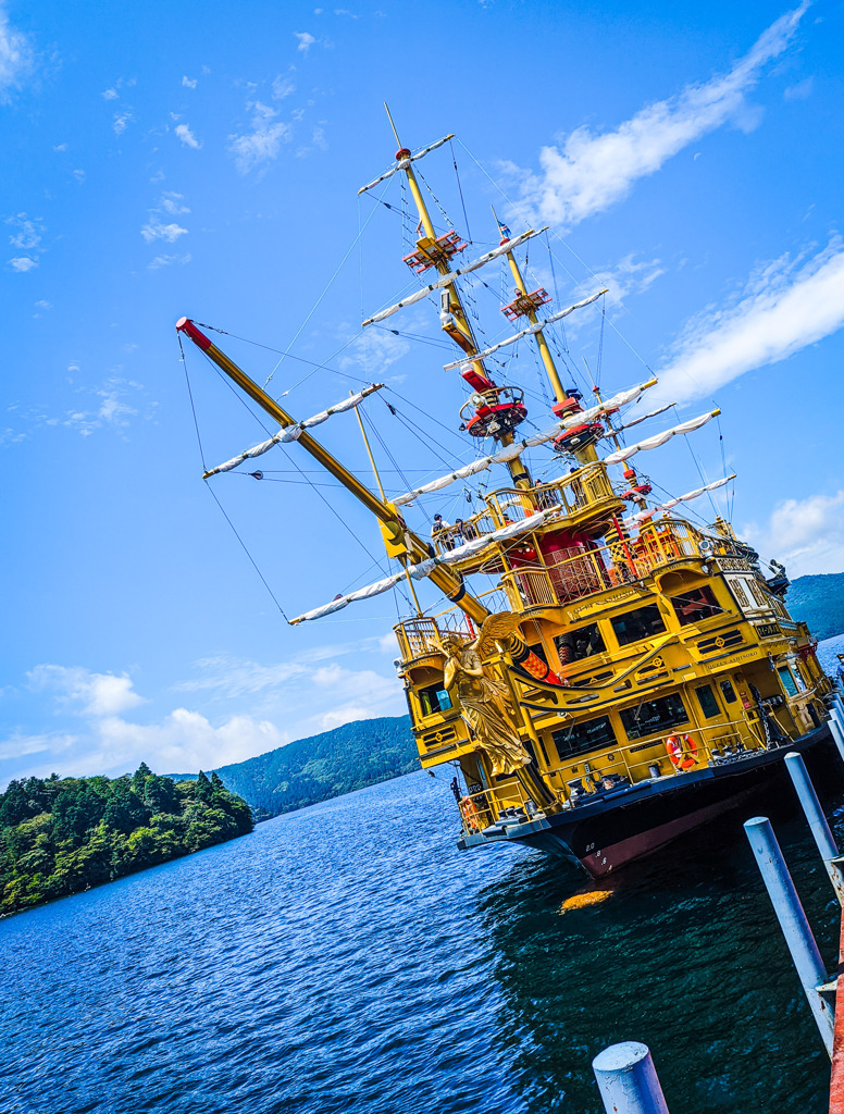 芦ノ湖の遊覧船