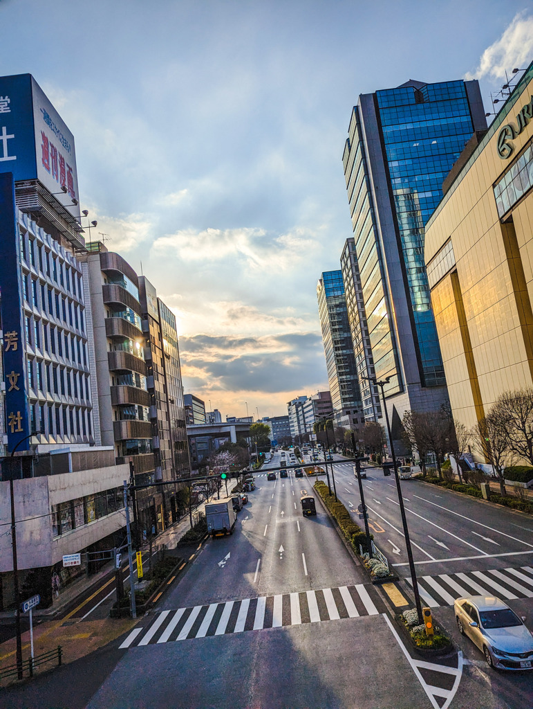 夕暮れ