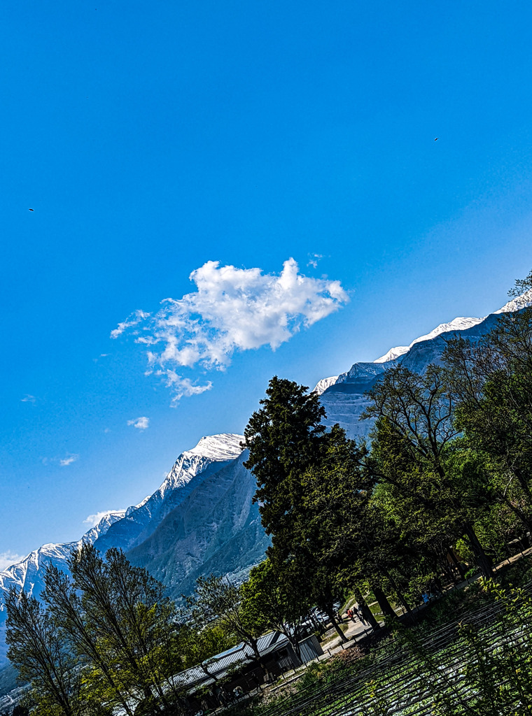 清々しい北アルプス