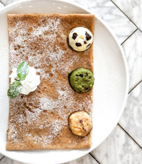 米粉のクレープ