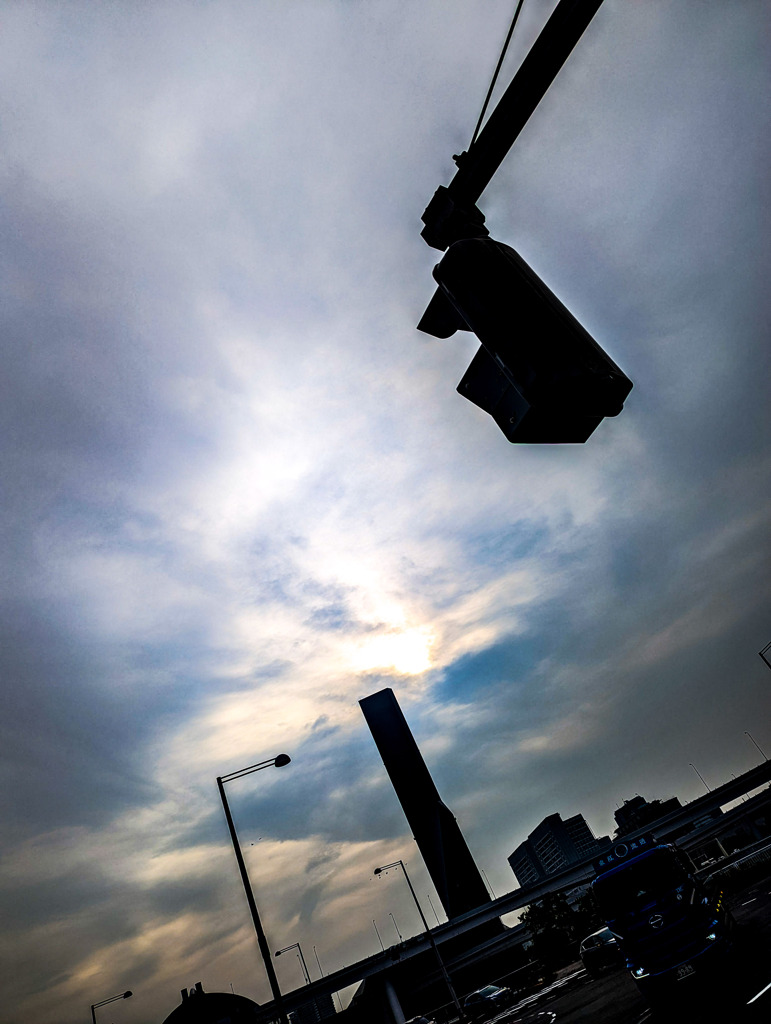 夏の朝空