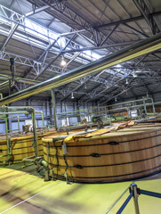 ウィスキーの眠る樽