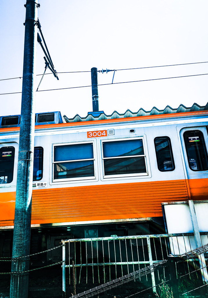 日本海へと進む大糸線