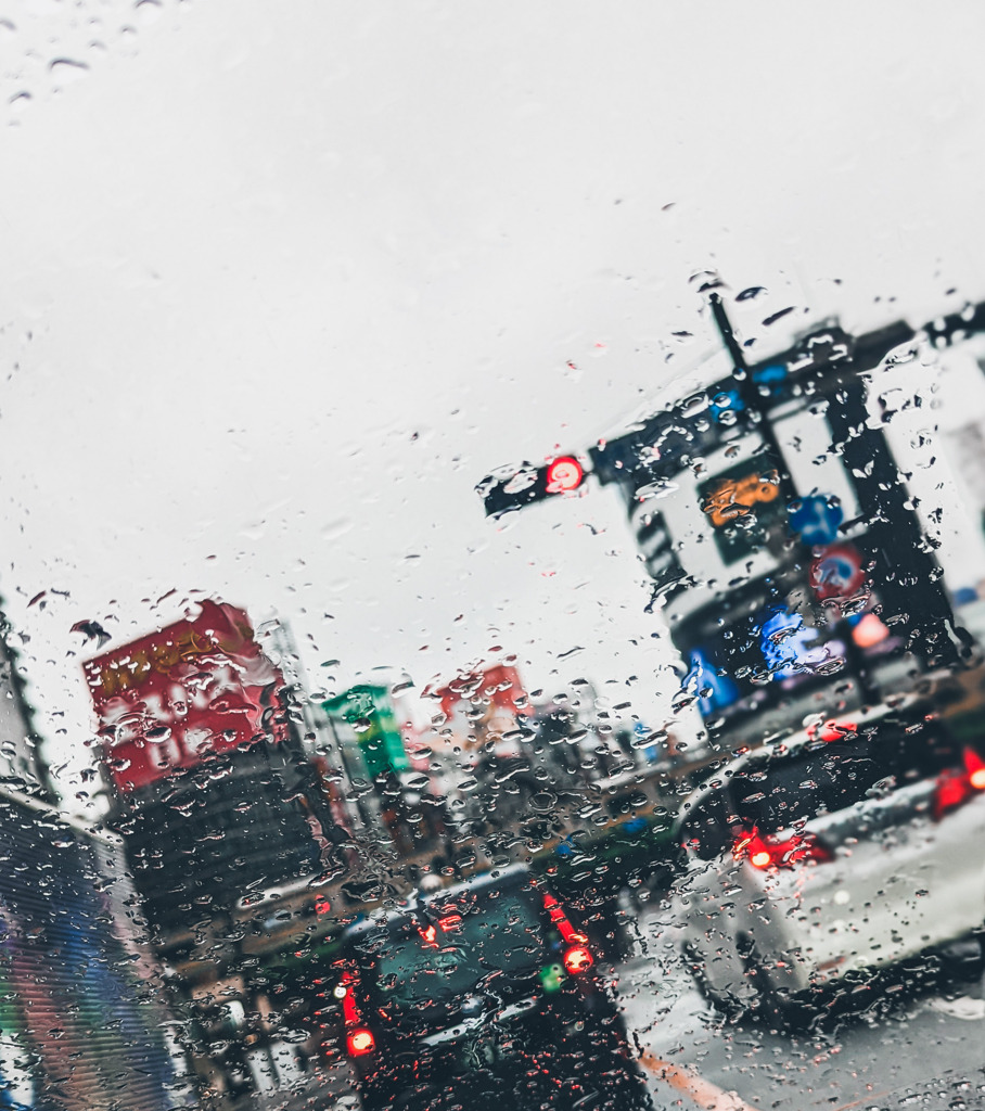雨の車窓
