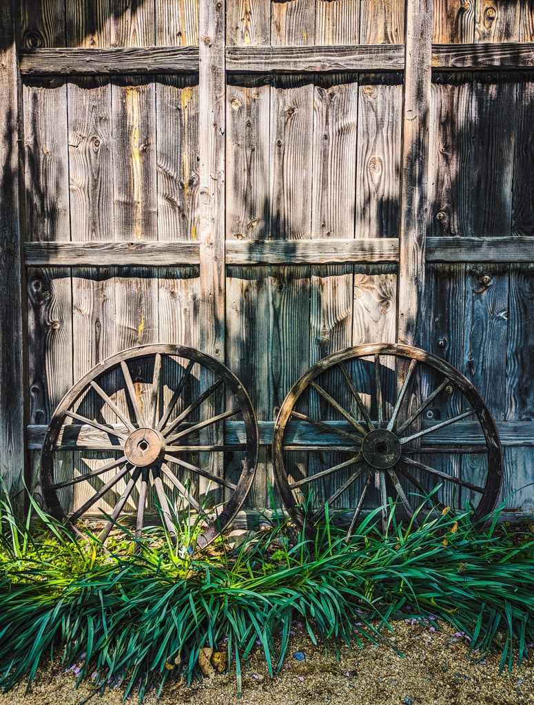 置かれた時の車輪