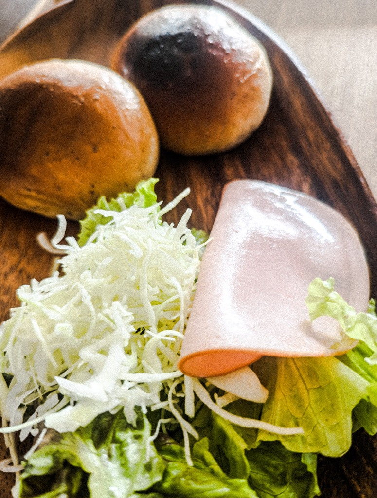 ちょっと焦げた