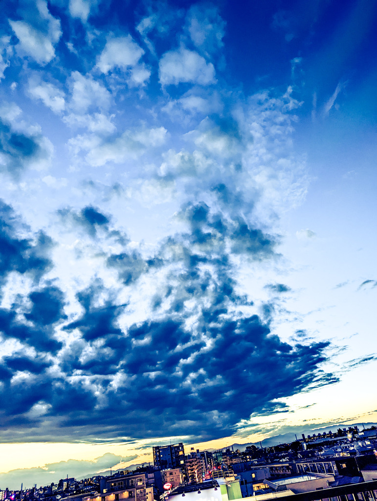 夕暮れの空