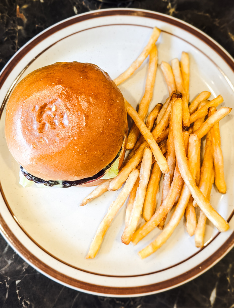 上からバーガー