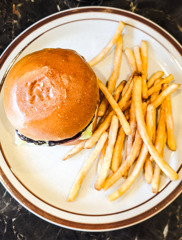 上からバーガー