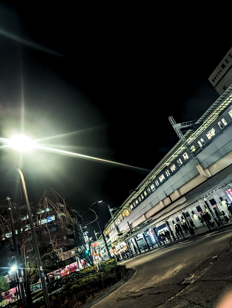 帰宅を急ぐ人々