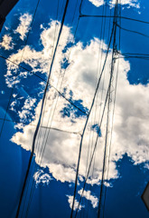 フロントガラスの青空