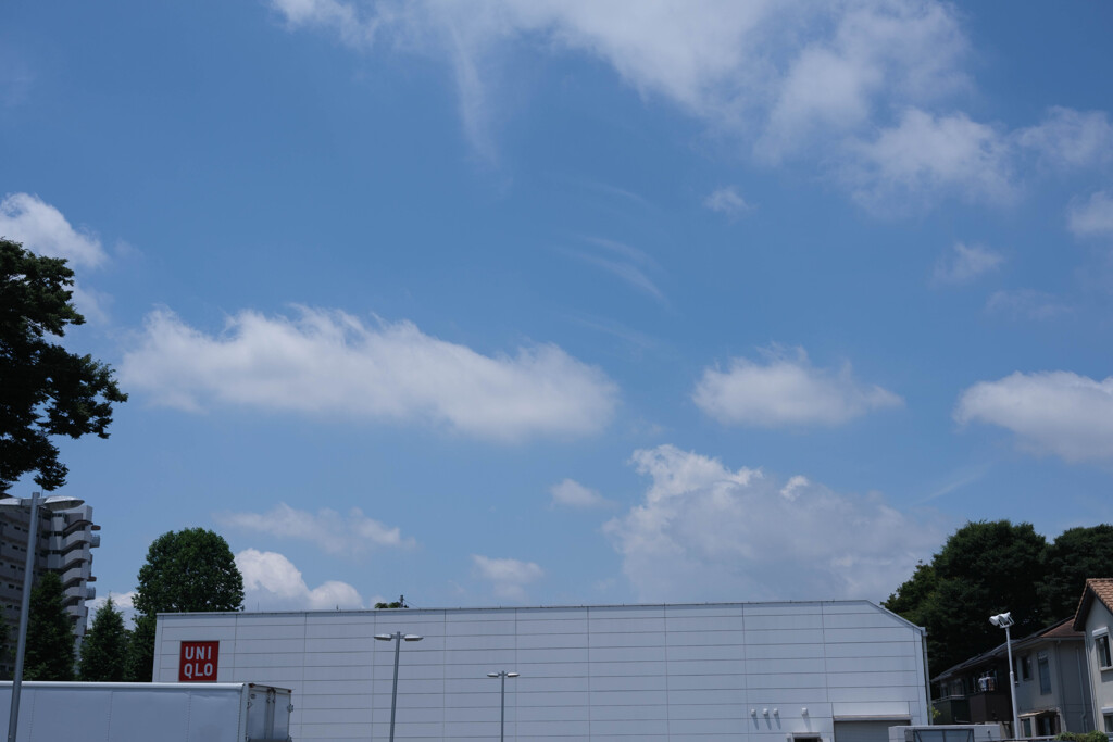 貴重な青空