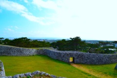  Okinawa in Zakimi castle ruins