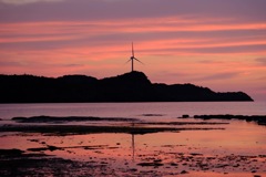 石見畳が浦　夕景