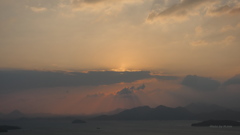 粟島の朝日