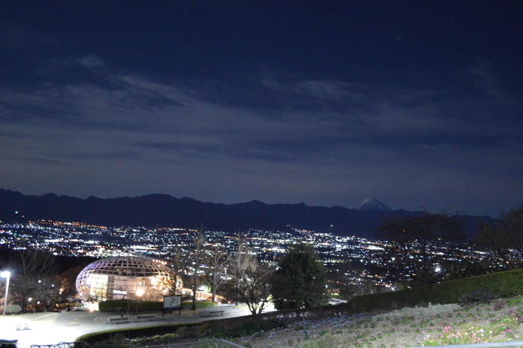 新日本三大夜景  山梨県笛吹川フルーツ公園 DSC_0054