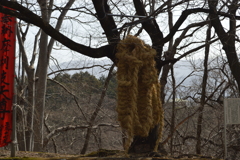 隼の大わらじ 山梨市牧丘町隼 山梨県