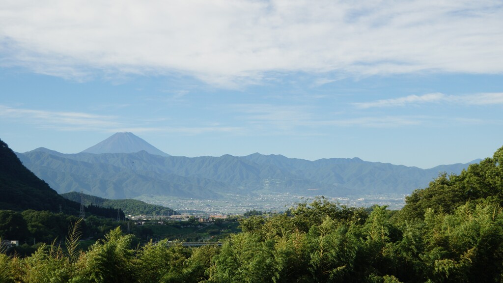 富士山 大沢バス停 山梨市 山梨県 DSC05933