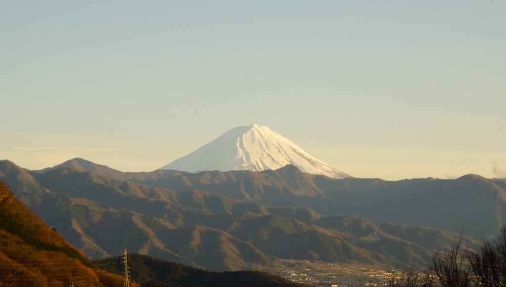 富士山 大沢バス停 山梨市 山梨県 DSC05408