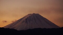 朝焼け 富士山 笛吹川フルーツ公園 山梨市 山梨県 DSC03999