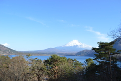 本栖湖 富士河口湖町 富士五湖 山梨県