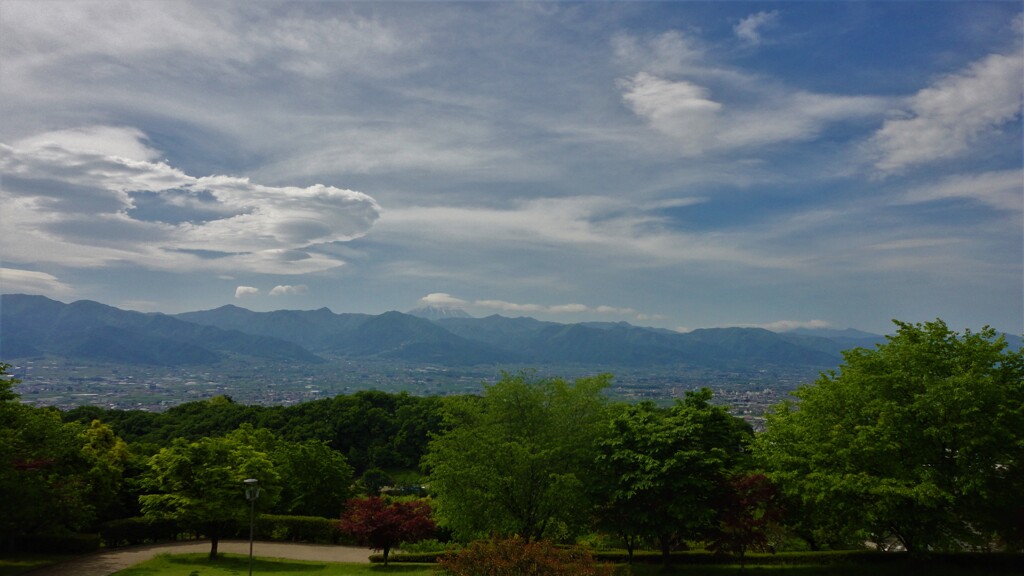 富士山 笛吹川フルーツ公園 山梨市 山梨県 DSC06144