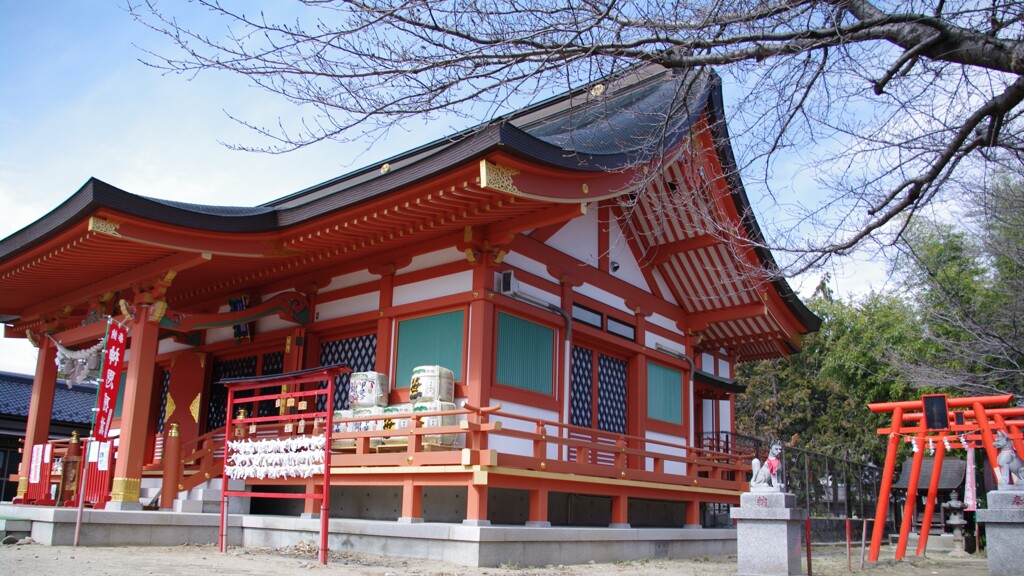 石和八幡宮(官知物部神社) 笛吹市石和町市部 山梨県 IMGP8637