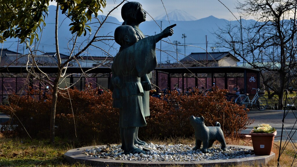 富士山 笛吹市春日居町駅 山梨県 DSC_0039