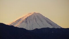 朝焼け 富士山 笛吹川フルーツ公園 山梨市 山梨県 DSC04046